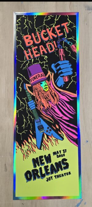 David Paris – Buckethead New Orleans Foil Print