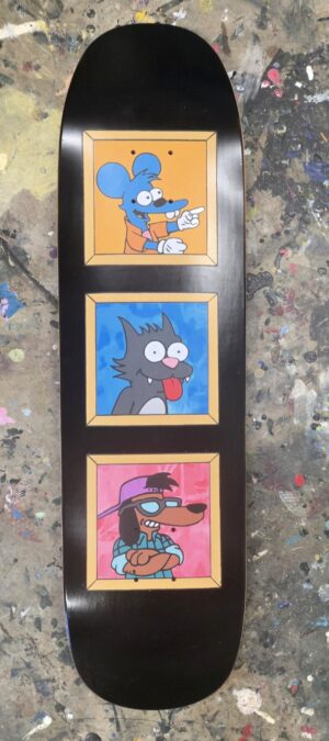 Pooched 8.38" Shovelnose Tri-tone Black deck