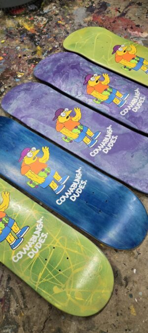 Cowabunga 8.38" Deck - Veneer and Painted